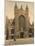 Bath Abbey, West Front, C1925-null-Mounted Giclee Print