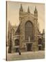 Bath Abbey, West Front, C1925-null-Stretched Canvas