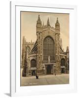 Bath Abbey, West Front, C1925-null-Framed Giclee Print