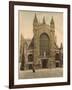 Bath Abbey, West Front, C1925-null-Framed Giclee Print