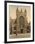 Bath Abbey, West Front, C1925-null-Framed Giclee Print