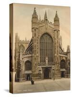 Bath Abbey, West Front, C1925-null-Stretched Canvas