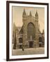 Bath Abbey, West Front, C1925-null-Framed Premium Giclee Print