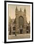 Bath Abbey, West Front, C1925-null-Framed Premium Giclee Print