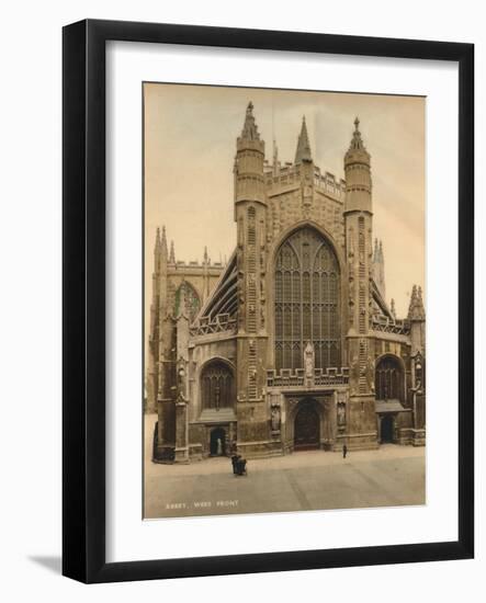 Bath Abbey, West Front, C1925-null-Framed Giclee Print