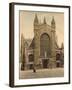 Bath Abbey, West Front, C1925-null-Framed Giclee Print