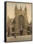 Bath Abbey, West Front, C1925-null-Framed Stretched Canvas