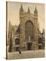 Bath Abbey, West Front, C1925-null-Stretched Canvas