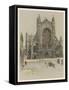 Bath Abbey-Cecil Aldin-Framed Stretched Canvas