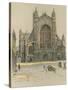 Bath Abbey-Cecil Aldin-Stretched Canvas