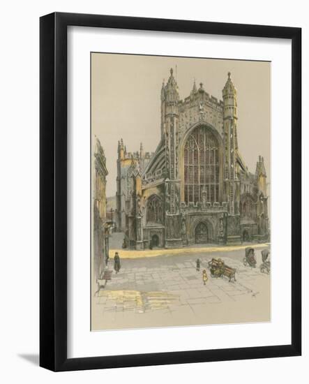 Bath Abbey-Cecil Aldin-Framed Giclee Print