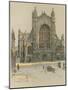 Bath Abbey-Cecil Aldin-Mounted Giclee Print