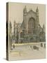 Bath Abbey-Cecil Aldin-Stretched Canvas