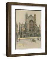 Bath Abbey-Cecil Aldin-Framed Giclee Print