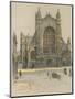 Bath Abbey-Cecil Aldin-Mounted Giclee Print