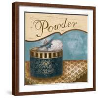 Bath Accessories I - Blue Powder-Gregory Gorham-Framed Premium Giclee Print