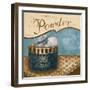 Bath Accessories I - Blue Powder-Gregory Gorham-Framed Premium Giclee Print