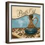 Bath Accessories II - Blue Bath Oil-Gregory Gorham-Framed Art Print