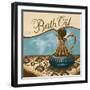 Bath Accessories II - Blue Bath Oil-Gregory Gorham-Framed Art Print