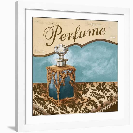 Bath Accessories III - Blue Perfume-Gregory Gorham-Framed Art Print