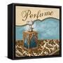 Bath Accessories III - Blue Perfume-Gregory Gorham-Framed Stretched Canvas