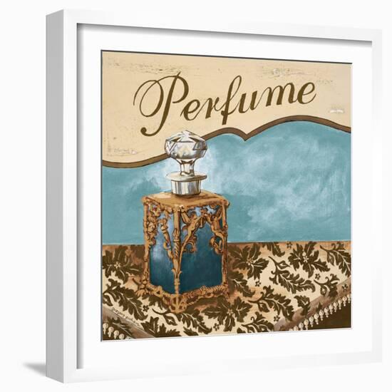 Bath Accessories III - Blue Perfume-Gregory Gorham-Framed Premium Giclee Print
