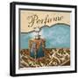 Bath Accessories III - Blue Perfume-Gregory Gorham-Framed Premium Giclee Print