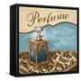 Bath Accessories III - Blue Perfume-Gregory Gorham-Framed Stretched Canvas