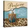 Bath Accessories III - Blue Perfume-Gregory Gorham-Stretched Canvas
