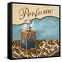 Bath Accessories III - Blue Perfume-Gregory Gorham-Framed Stretched Canvas