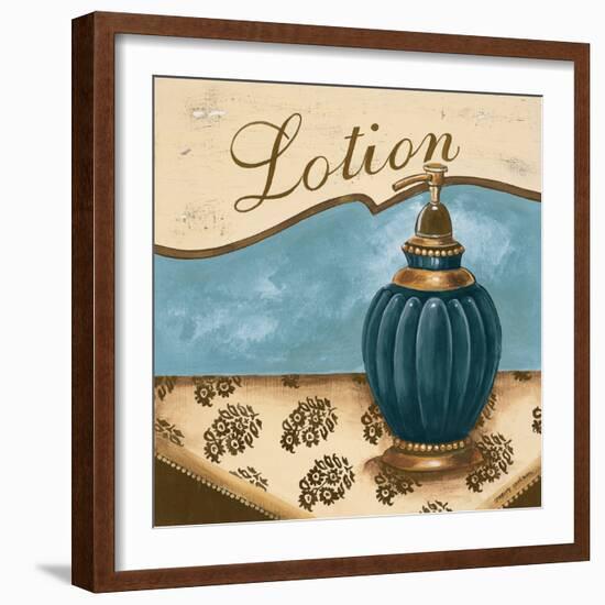 Bath Accessories IV - Blue Lotion-Gregory Gorham-Framed Premium Giclee Print