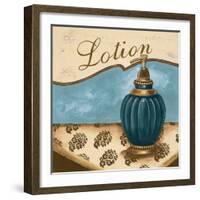 Bath Accessories IV - Blue Lotion-Gregory Gorham-Framed Premium Giclee Print