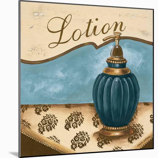 Bath Accessories IV - Blue Lotion-Gregory Gorham-Mounted Premium Giclee Print
