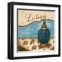 Bath Accessories IV - Blue Lotion-Gregory Gorham-Framed Art Print