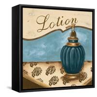 Bath Accessories IV - Blue Lotion-Gregory Gorham-Framed Stretched Canvas