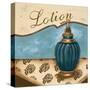 Bath Accessories IV - Blue Lotion-Gregory Gorham-Stretched Canvas