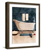 Bath And Wine-Jace Grey-Framed Art Print