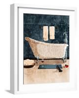 Bath And Wine-Jace Grey-Framed Art Print