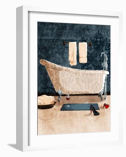 Bath And Wine-Jace Grey-Framed Art Print