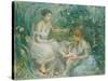 Bath; Bain, 1894 (Oil on Canvas)-Berthe Morisot-Stretched Canvas