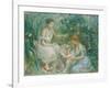 Bath; Bain, 1894 (Oil on Canvas)-Berthe Morisot-Framed Giclee Print