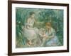 Bath; Bain, 1894 (Oil on Canvas)-Berthe Morisot-Framed Giclee Print