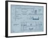 Bath Blueprint 2-Diane Stimson-Framed Art Print