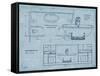 Bath Blueprint 2-Diane Stimson-Framed Stretched Canvas