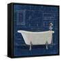 Bath Blues 1-Diane Stimson-Framed Stretched Canvas