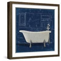 Bath Blues 1-Diane Stimson-Framed Art Print