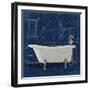 Bath Blues 1-Diane Stimson-Framed Art Print