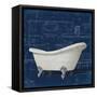 Bath Blues 2-Diane Stimson-Framed Stretched Canvas