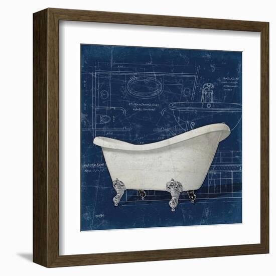 Bath Blues 2-Diane Stimson-Framed Art Print