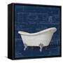 Bath Blues 2-Diane Stimson-Framed Stretched Canvas